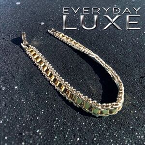 Two-Tone Gold & Silver Bracelet | 7.5” | Effortless Everyday Glam